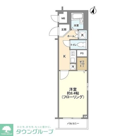 サンテミリオン中野富士見町駅前の物件間取画像